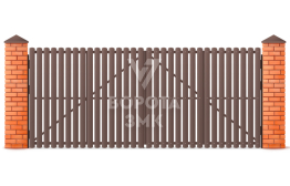 Ворота 2250×2250 ЗМК-5328